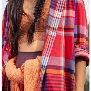 Aerie Flannel Button Down Shirt XL